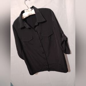 Susan Graver Black Blouse